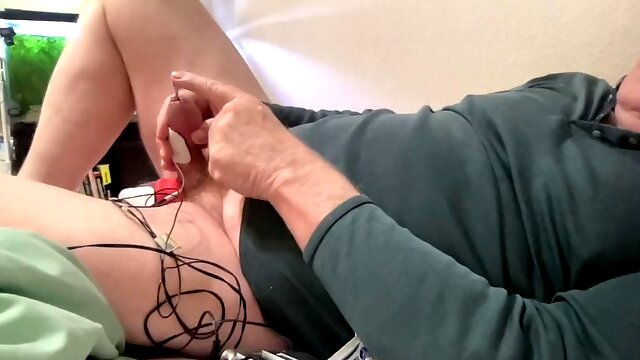 Beating off with metal and DC current