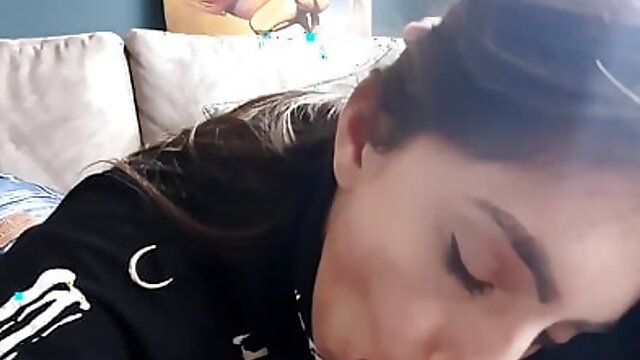 POV Rimming - Submissive TEEN Slut Loves Eating my Ass