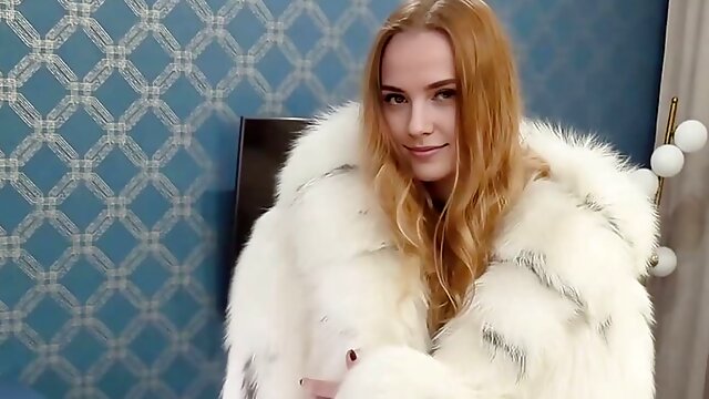 Fucking Fur Queen in a massive luxury fur coat! ANAL fur coat sex (Short version)