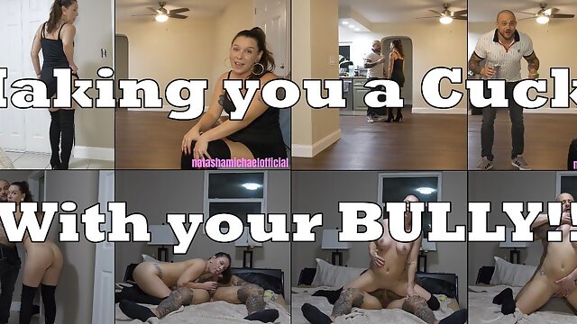 Wife Cuck, Husbands Bully, Cheating Bully, Natasha Michael, Surprise