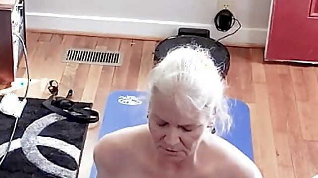 Mature Yoga, Bbw Yoga, Granny Yoga, Momma Vee, Cougar, Natural