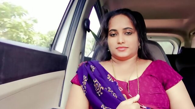 Indian Seducing, Chubby Brunette, Indian Car, Public, Big Ass