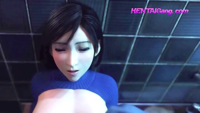 Tifa Night Club Sex [4k] HQ 3D MILF Parody