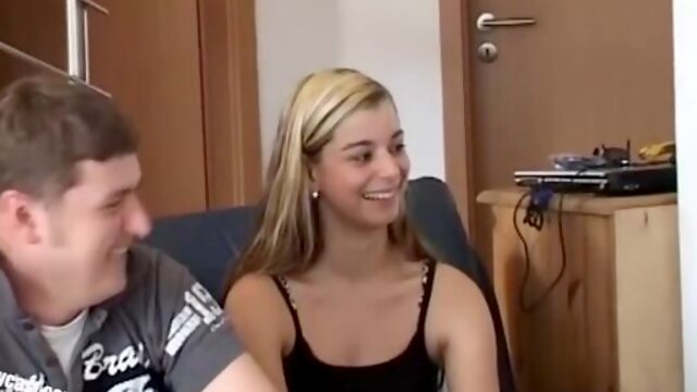 Sweet Teen Melanie Home Casting