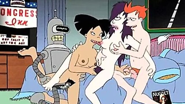 Horny Griffin family from family guy fuck each other wildly