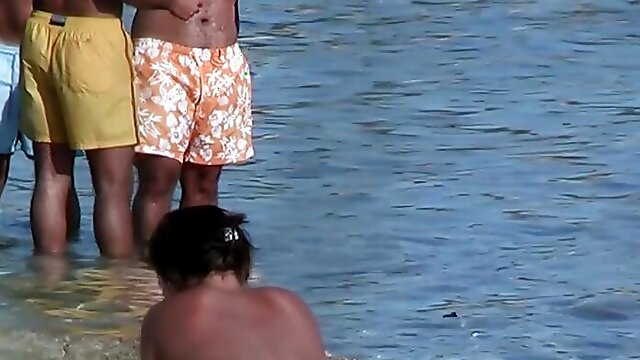 Playas Nudistas, Nudistas Voyeur, Voyeurismo Public Sex, Maduras, Miron