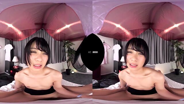 Naughty asian teen VR filthy X-rated clip