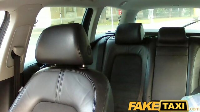 FakeTaxi: Hawt Budapest gal in airport taxi oral-job