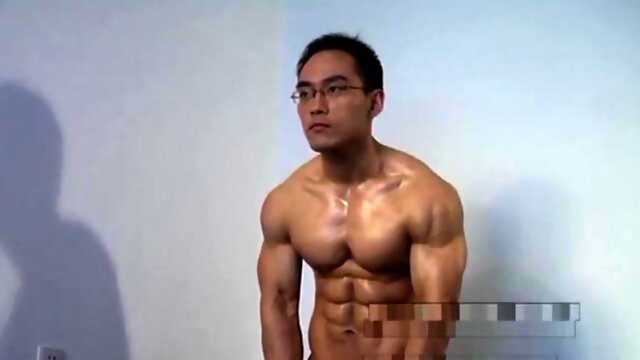 Chinese Gay Daddy, Asian Muscle Gay, Gay Photoshoot