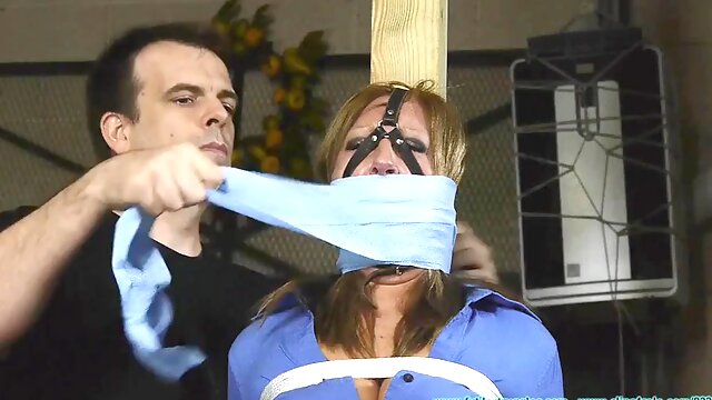 Gagged Bondage, Knechtschaft, BDSM