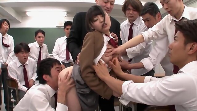 Japanese Public, Public Gangbang, Asian