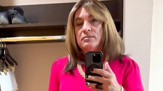 Amateur Crossdresser, Mature, Shemale Fucks Guy, Pantyhose, Fetish