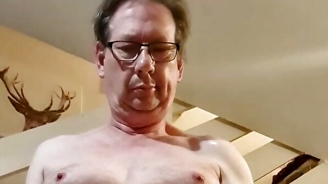 Gay Grandpa Cum Eating