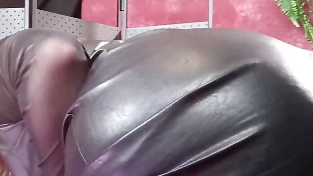 Leather Masturbation