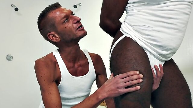 Fisting gay licks and fists Black BFs hairy asshole