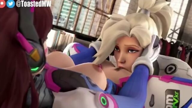 D.Va 3D porn Compilation part 2