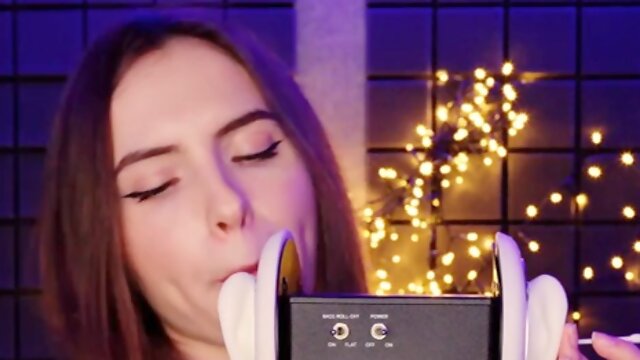 Tangerin Asmr Slow Licking 3dio