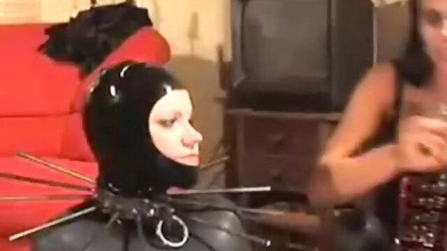 Amateur fetish BDSM action with redhead