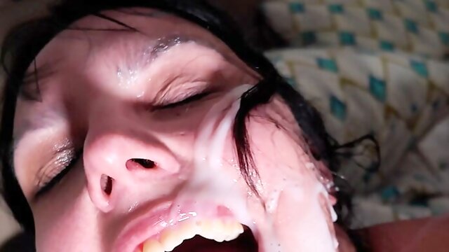 Bukkake hating teen rough DP gangbanged