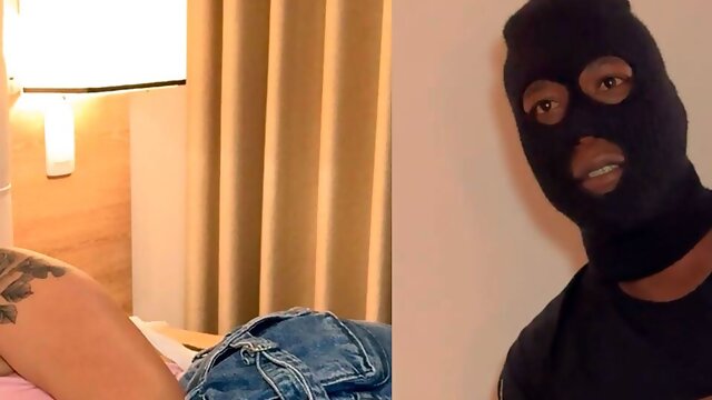 Busty blonde does anal for the first time a BBC - secret masked man comes to the right house