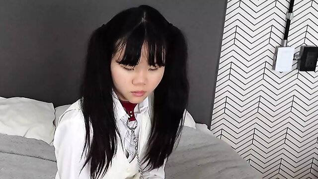 Spanked, 18, Asian, School Uniform, Cute