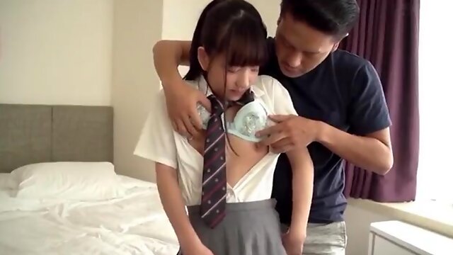 Small-breasted ponytailed JK is the best