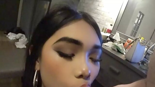 2025, Asian Shemale Cums, First Time With Shemale, Blowjob Cum In Mouth, Cum Hd