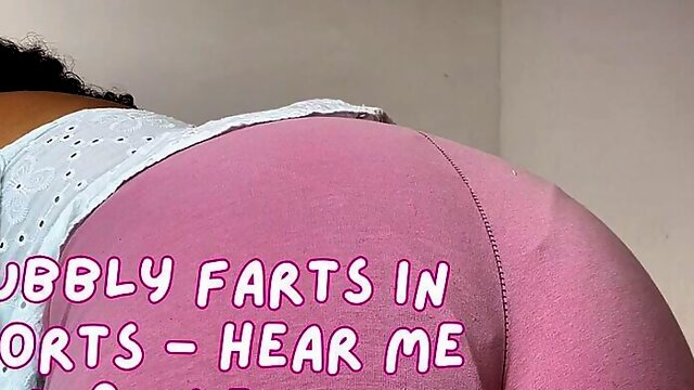 BBW Bubbly Farts in Pink Shorts - Hear Me Loud & Clear