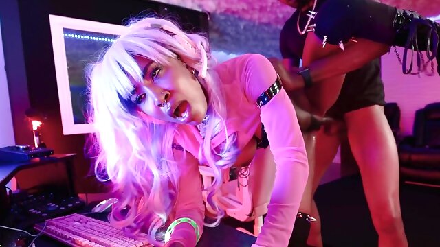 Shameless ebony tart Demi Sutra soul-stirring adult scene