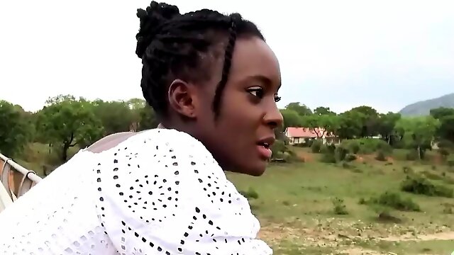 Bratty African Hottie POV Pussy Wrecked By White Boyfriend In The Park!