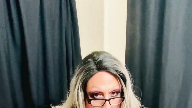 Crossdresser Solo Cum