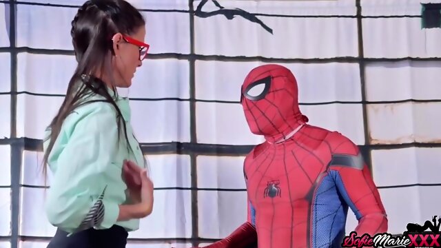 Cougar Seductress Sucks Spider Mans Huge Dick - Sofie Marie