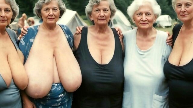 Sexy oma's met grote tieten