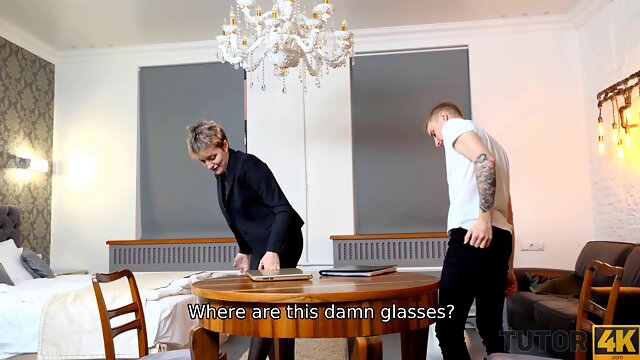 Literature tutor is seduced by lovelace and gladly fucks her