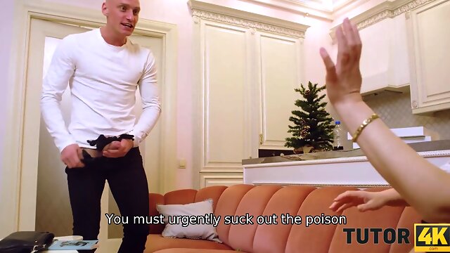 Biology is more interesting when the stud fucks mature tutor