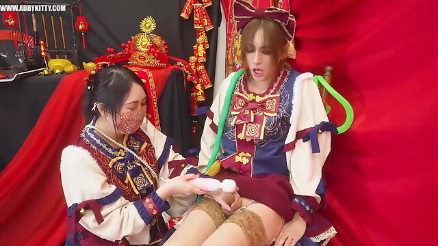 Abby Kitty - Ab138 Bitch Sissy Cumshot And Edging Training (chinese And English Subtitles)