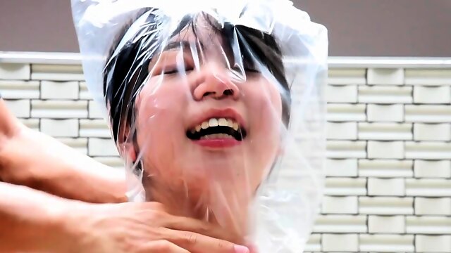 Extreme close up of Japanese teen masturbating Uncensored