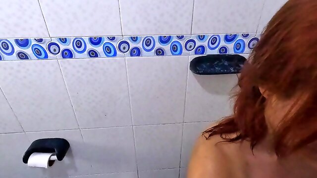 Caught My Step-cousin Showering and She Begged for My Cum (pov)