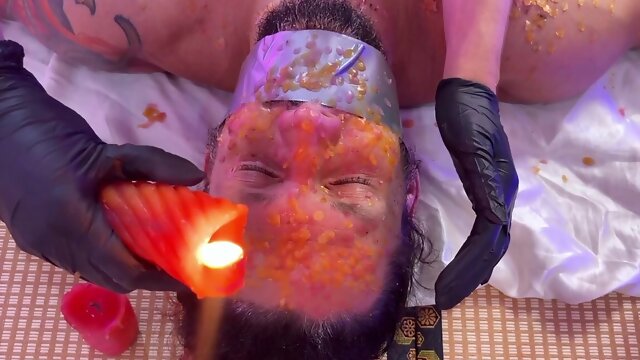 Punishing My Filthy Husband with Scalding Wax All Over -2