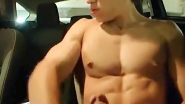 Massive-Cocked Guy Milks in Truck While Observing Porno