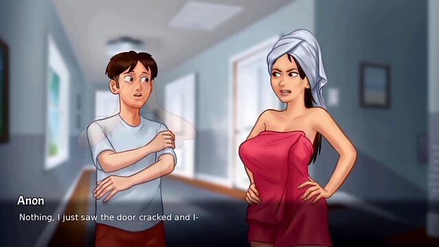 Summertime Saga Jenny from the Faphouse Dealing with Extravagant Situations