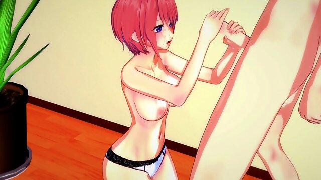 Ichika, the seductive vixen, is craving your member in anime porn Quintessential Quintuplets