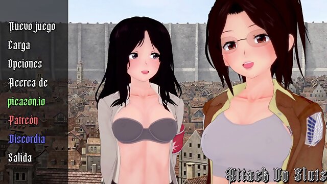 Erotic encounter with all the ladies from the Attack on Titans series - Part 1