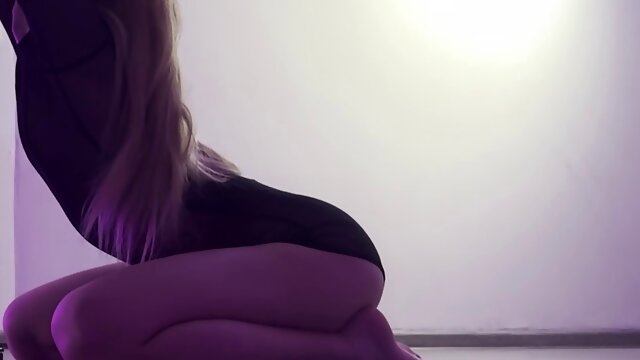 Therapy session with slender princess in yoga outfit