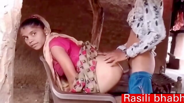 Seductive Desi wife enjoys doggy-style anal pounding in the great outdoors