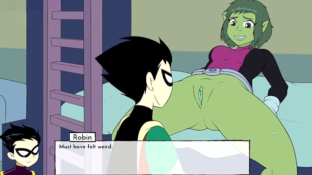 Busty hentai anime featuring DC Super Hero Girls Starfire