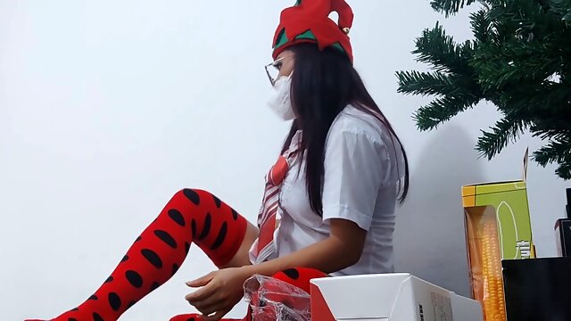 Naughty stepmom skips work to pleasure herself at home with Chris