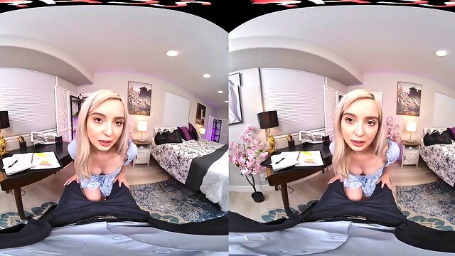 Lexi Lore brings your wildest VR fantasies to life with a hot bj and creampie in FuckPassVR