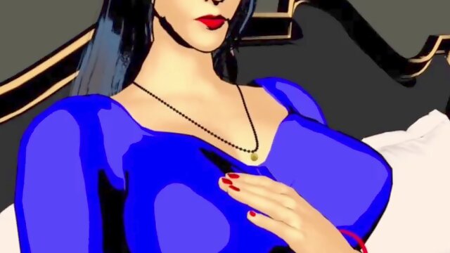 Housewife and teen in steamy 3D animated escapades