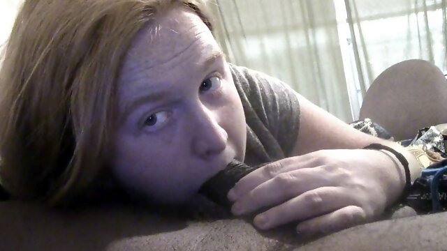 Deepthroating a massive black dick (improved skills) ;)